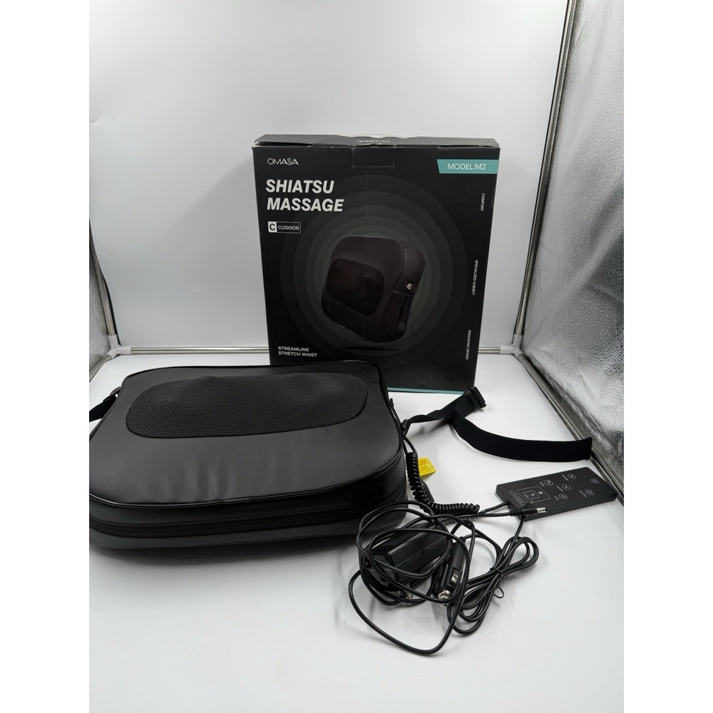 Omassa Back Massager‎ With Heat Shiatsu Neck Massager Deep Tissue